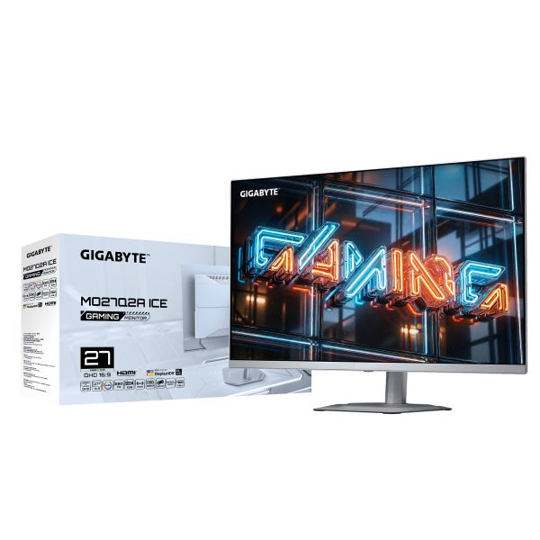 GIGABYTE MO27Q2A ICE OLED computer monitor 68,6 cm (27") 2560 x 1440 Pixels Quad HD QD-OLED Wit (MO27Q2A ICE)
