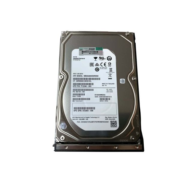 HPE HDD 4TB 7.2K SATA 6G LFF (862133-001-RFB)