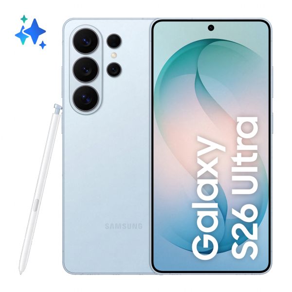 Samsung Galaxy S26 Ultra 17,5 cm (6.9") Dual SIM Android 16.0 5G USB Type-C 16 GB 1 TB 5000 mAh Blauw (SM-S948BLBHEUE)