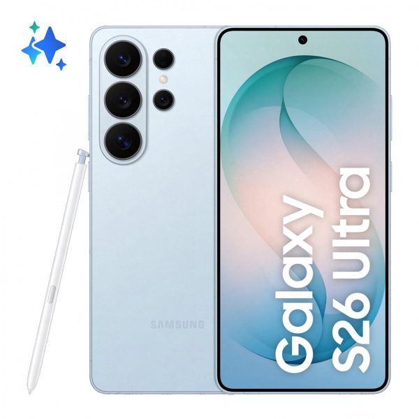 Samsung Galaxy S26 Ultra 17,5 cm (6.9") Dual SIM Android 16.0 5G USB Type-C 16 GB 1 TB 5000 mAh Blauw (SM-S948BLBHEUE)