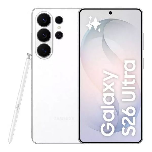 Samsung Galaxy S26 Ultra 17,5 cm (6.9") Dual SIM Android 16.0 5G USB Type-C 12 GB 256 GB 5000 mAh Wit (SM-S948BZWDEUE)