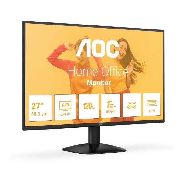 AOC B3 Q27B35S3 computer monitor 68,6 cm (27") 2560 x 1440 Pixels Quad HD LED Zwart (546894)