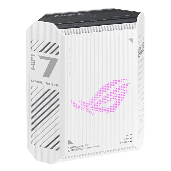 ASUS GS-BE7200 draadloze router 2.5 Gigabit Ethernet Dual-band (2.4 GHz / 5 GHz) Wit, Zwart (90IG0AC0-MO9C00)