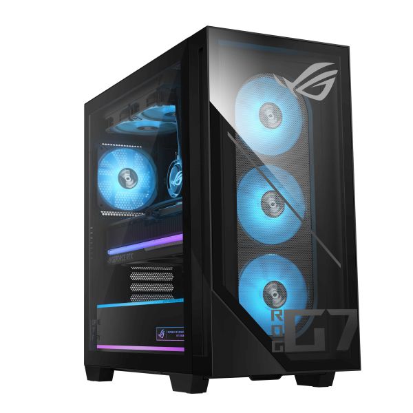 ASUS ROG G700 G700TF-7265KF223W Intel Core Ultra 7 265KF 32 GB DDR5-SDRAM 1 TB SSD NVIDIA GeForce RTX 5070 Windows 11 Home Tower PC Zwart (90PF0561-M022D0)