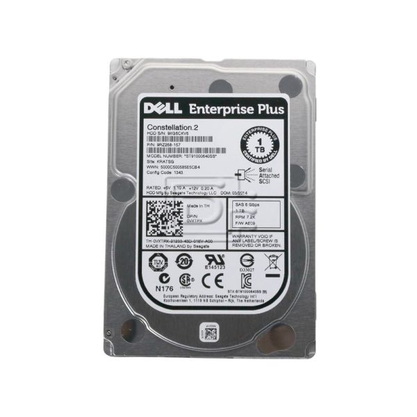 Dell CML 1TB 7.2K 6Gbps 2.5 SAS (0VXTPX-CML-RFB)