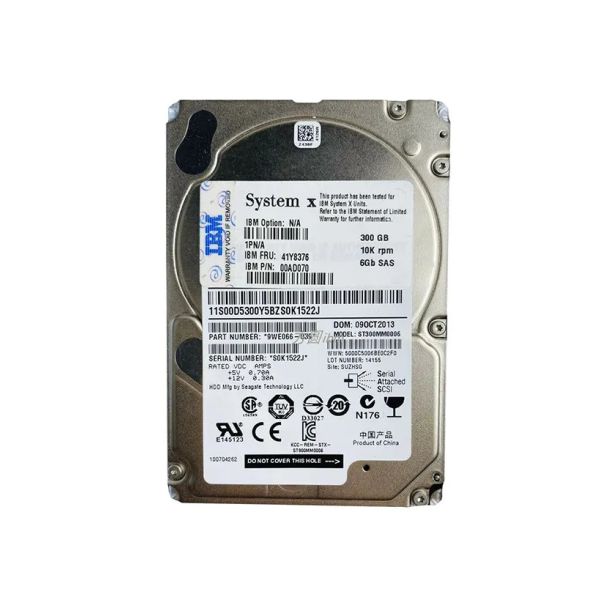 Lenovo IBM 300GB SAS 2.5 10000RPM - SAS - Festplatte - Server/Arbeitsstation (41Y8376) (41Y8376)