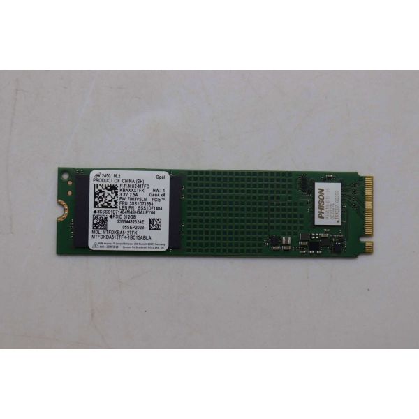Lenovo SSD 512GB M.2 2280 PCIe 4.0x4 (5SS1D71690)