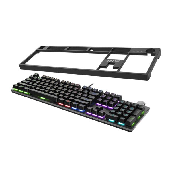 MSI FORGE GK320 RED toetsenbord Gamen USB QWERTY US International Zwart (FORGE GK320 RED US) MSI FORGE GK320 RED toetsenbord Gamen USB QWERTY US International Zwart (FORGE GK320 RED US)
