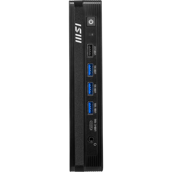 MSI PRO DP10 A14MG-004BEU PC's/werkstation Intel® Core™ i5 i5-14400 1,1L maat pc Mini PC barebone Zwart (PRO DP10 A14MG-004BEU)