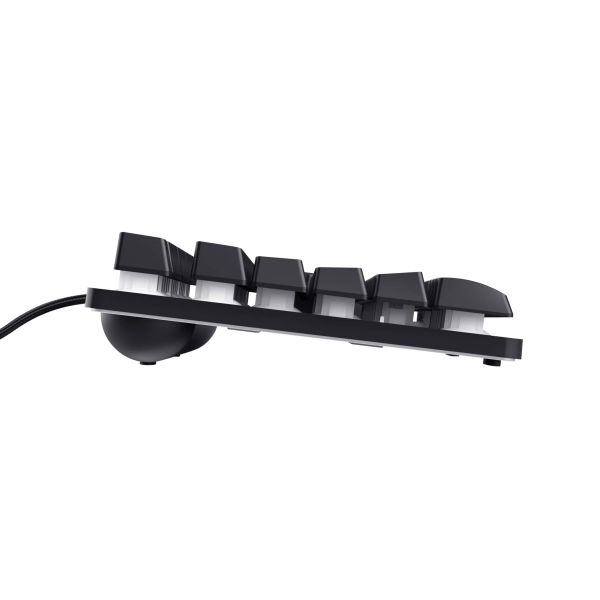 Trust GXT 833 Thado toetsenbord Gamen USB Nederlands Zwart, Zilver