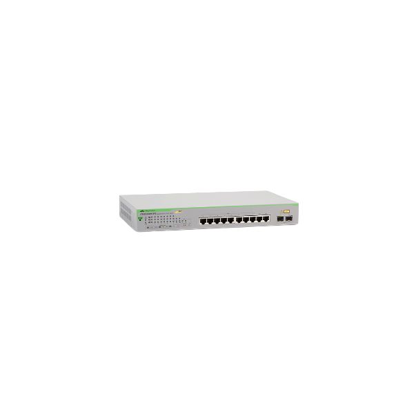 Allied Telesis GS950/10PS Managed Gigabit Ethernet (10/100/1000) Power over Ethernet (PoE) Groen, Grijs