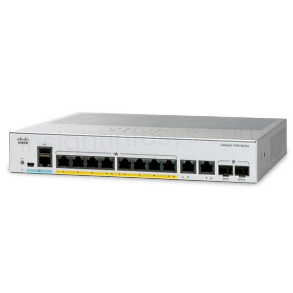 Cisco Refurb/Catalyst 1000 8 port GE 2x1G SFP (C1000-8T-2G-L-RF)