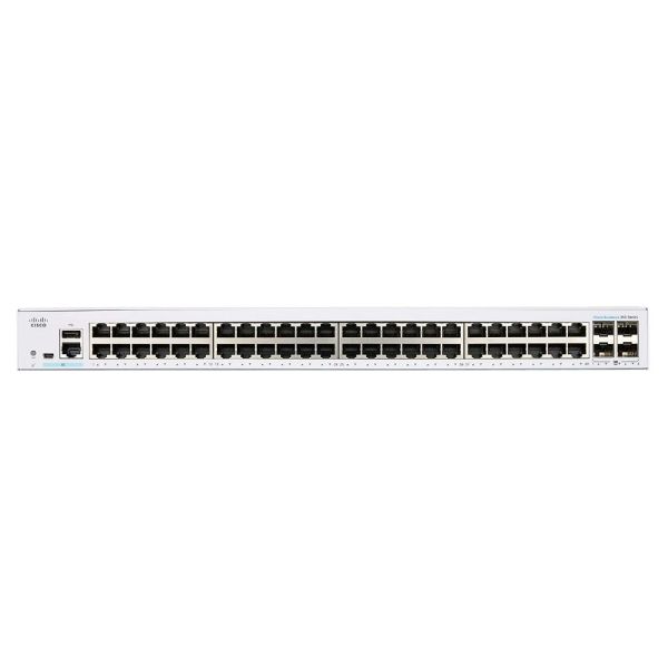 Cisco CBS250 48-port Gigabit PoE Smart Switch met 4x (CBS250-48P-4GEU-RF)