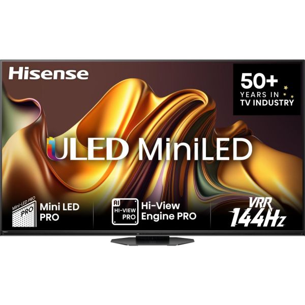 Hisense 65U8NQ 165,1 cm (65") 4K Ultra HD Smart TV Wifi Grijs 3000 cd/m² (65U8NQ)