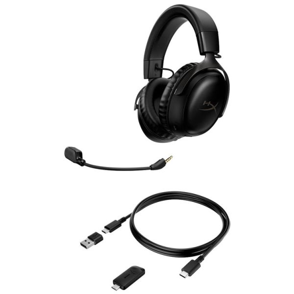 Kingston HyperX Cloud III Wireless Headset Zwart (77Z45AA)