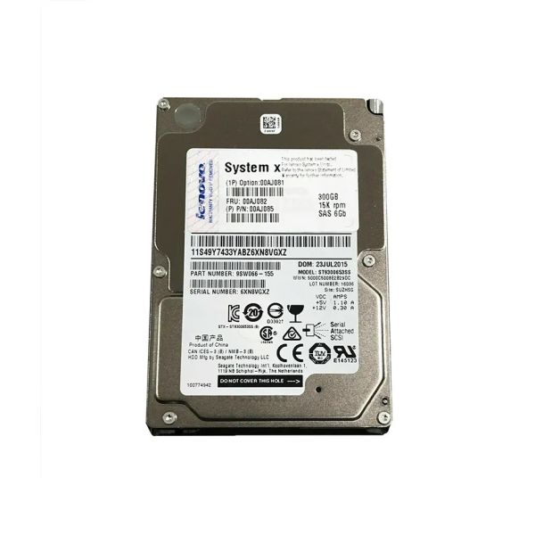 Lenovo 300GB 15K 6Gbps SAS 2.5 Hard Drive (81Y9935)