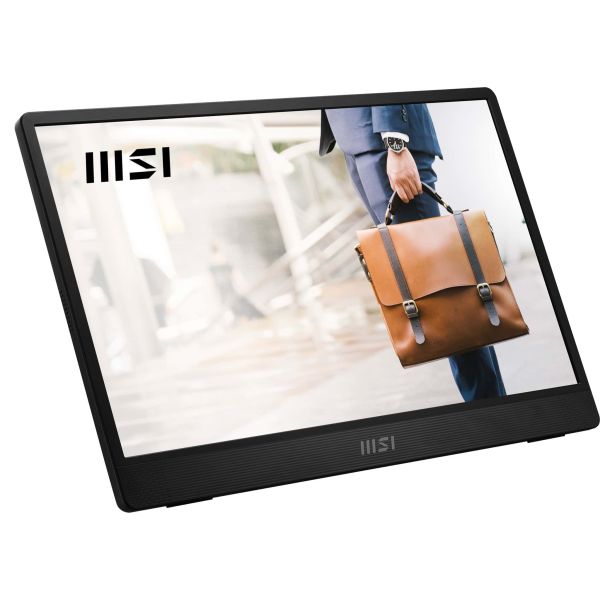MSI Pro MP161 E2 Draagbare monitor Zwart 39,6 cm (15.6") LED 1920 x 1080 Pixels (PRO MP161 E2) MSI Pro MP161 E2 Draagbare monitor Zwart 39,6 cm (15.6") LED 1920 x 1080 Pixels (PRO MP161 E2)