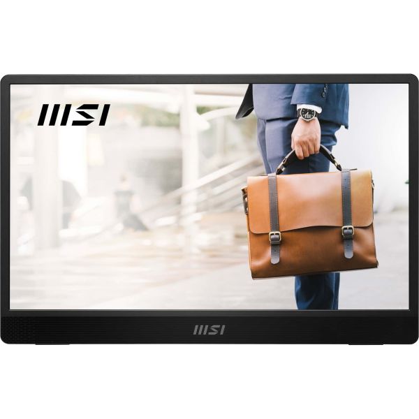 MSI Pro MP161 E2 Draagbare monitor Zwart 39,6 cm (15.6") LED 1920 x 1080 Pixels (PRO MP161 E2)