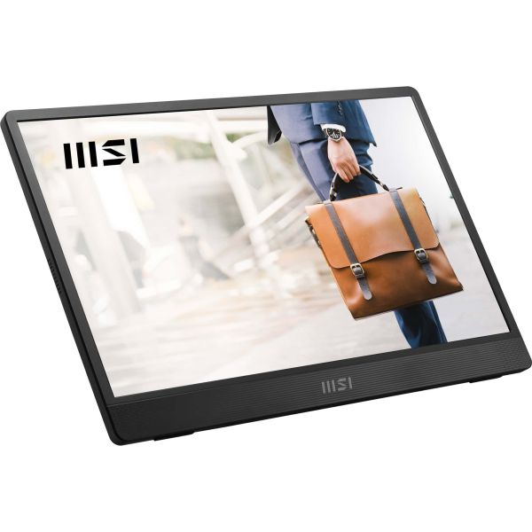 MSI Pro MP161 E2 Draagbare monitor Zwart 39,6 cm (15.6") LED 1920 x 1080 Pixels (PRO MP161 E2) MSI Pro MP161 E2 Draagbare monitor Zwart 39,6 cm (15.6") LED 1920 x 1080 Pixels (PRO MP161 E2)