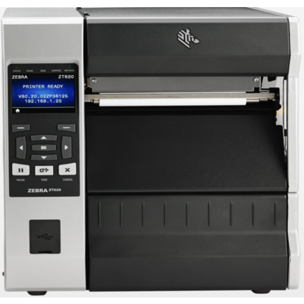 Zebra ZT620 - Label printer - Direct thermal / Thermal transfer - Roll (17.8 cm) (ZT62063-T0E01C0Z)