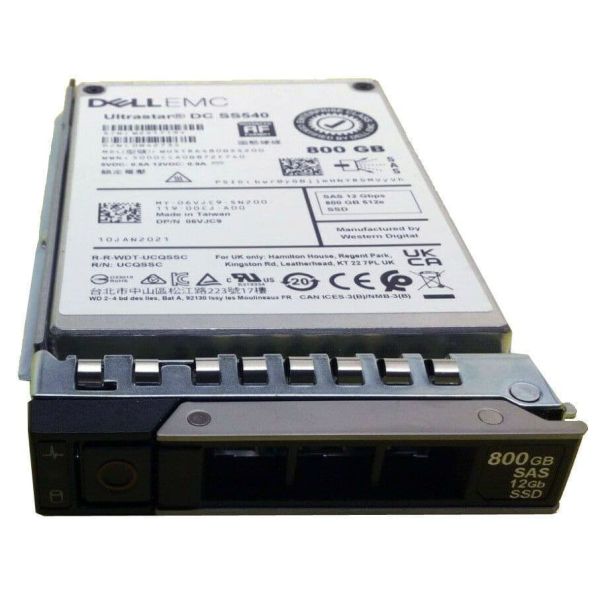 Dell 800GB SAS SSD MU (6VJC9-RFB)