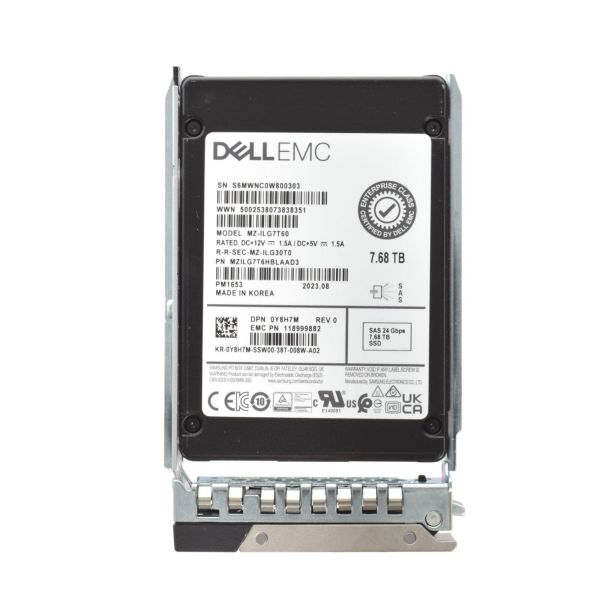 Dell 7.68TB SSD 24Gbit 2.5SAS RI (MG7YN-RFB)