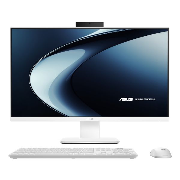 ASUS V400 AiO V470VAK-WPE262W Intel Core 7 240H 68,6 cm (27") 1920 x 1080 Pixels Alles-in-één-pc 16 GB DDR5-SDRAM 1 TB SSD Windows 11 Home Wi-Fi 6 (802.11ax) Wit (90PT03W9-M03WY0)