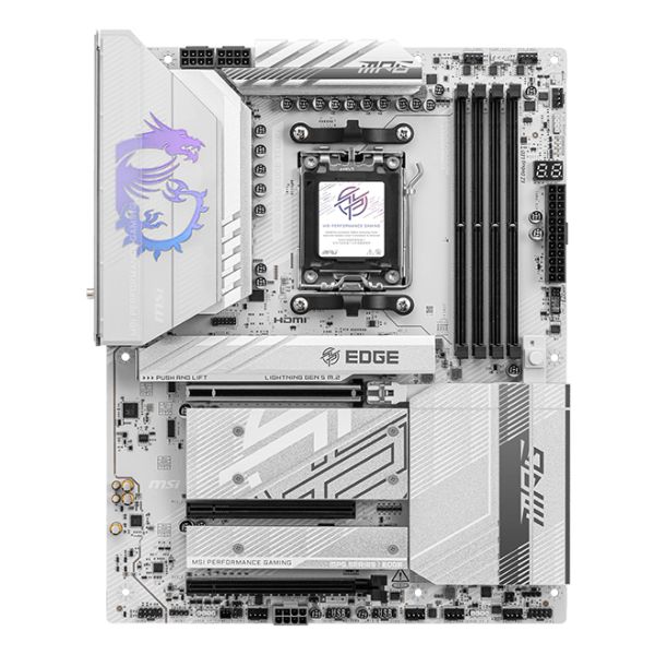 MSI MPG B850 EDGE TI WIFI moederbord AMD B850 Socket AM5 ATX (MPGB850 EDGETIWIFI)