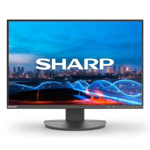 Sharp MultiSync EA241W computer monitor 61 cm (24") 1920 x 1200 Pixels Full HD LCD Zwart (DDEA241W)