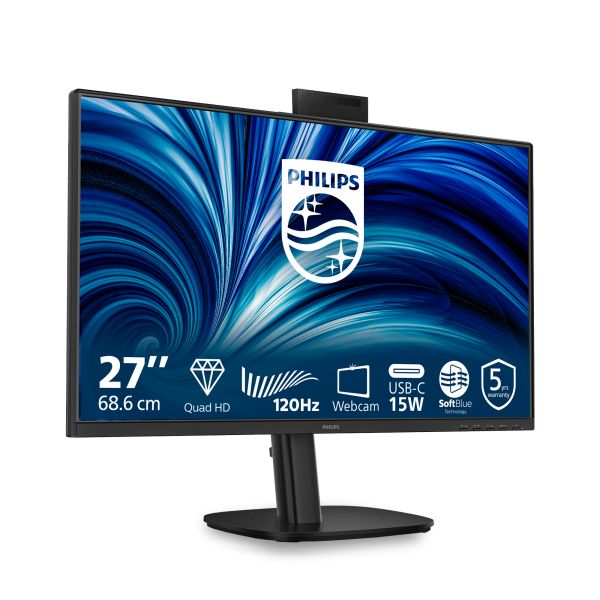 Philips 27B2N3500JH computer monitor 68,6 cm (27") 2560 x 1440 Pixels Quad HD LCD Zwart (27B2N3500JH/00)