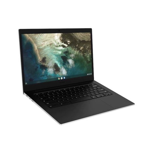 Samsung Chromebook Galaxy Go Intel® Celeron® N N4500 35,6 cm (14") HD 4 GB LPDDR4x-SDRAM 64 GB eMMC Wi-Fi 6 (802.11ax) ChromeOS Zilver (XE340XDA-KA2NL)