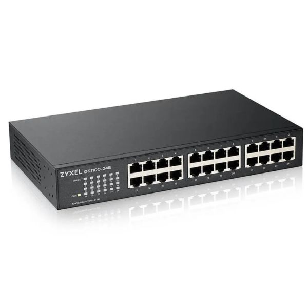 Zyxel GS1100-24ES 24 port Gigabit - DIP selector Unmanaged Switch v3 (GS1100-24ES)