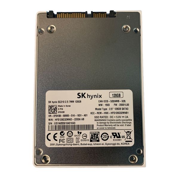 Dell 128GB 6G 2.5INCH SATA SSD (F6H38-RFB)