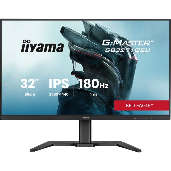 iiyama GB3271QSU-B2 computer monitor 80 cm (31.5") 2560 x 1440 Pixels Quad HD LED Zwart (GB3271QSU-B2)