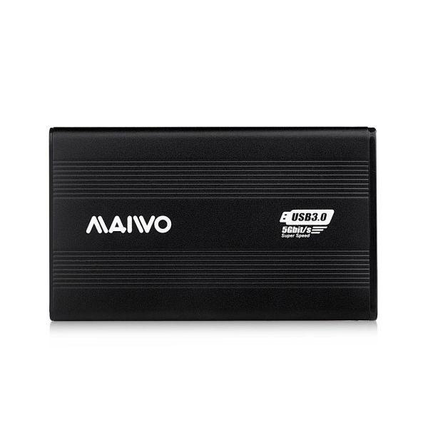 CoreParts K2501A-U3S behuizing voor opslagstations HDD-/SSD-behuizing Zwart 2.5" Stroomvoorziening via USB