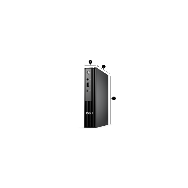 Dell Pro QCM1250 Intel Core i3-14100T 8GB DDR5 512GB SSD Ubuntu (BTO002_QCM1250_EMEA_UBU)