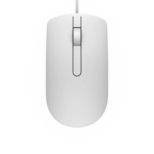 DELL MS116 muis Ambidextrous USB Type-A Optisch 1000 DPI (MS116-WH)