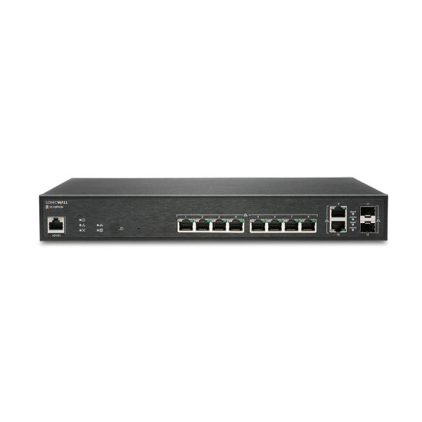 SonicWall SWS12-10FPOE Managed L2 Gigabit Ethernet (10/100/1000) Power over Ethernet (PoE) Zwart (02-SSC-2464)