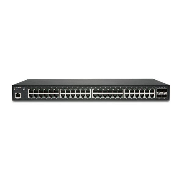 SonicWall SWS14-48 Managed L2 Gigabit Ethernet (10/100/1000) 1U Zwart (02-SSC-2465)