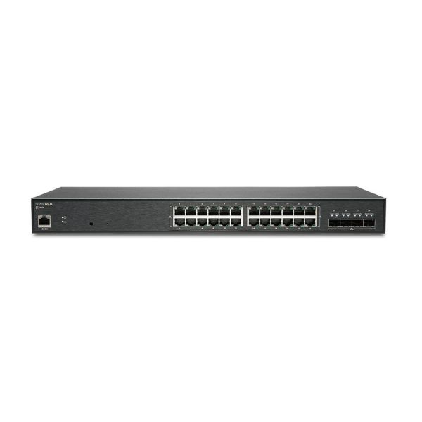 SonicWall SWS14-24 Managed L2 Gigabit Ethernet (10/100/1000) 1U Zwart (02-SSC-2467)