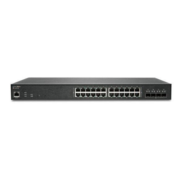 SonicWall SWS14-24FPOE Managed L2 Gigabit Ethernet (10/100/1000) Power over Ethernet (PoE) 1U Zwart (02-SSC-2468)