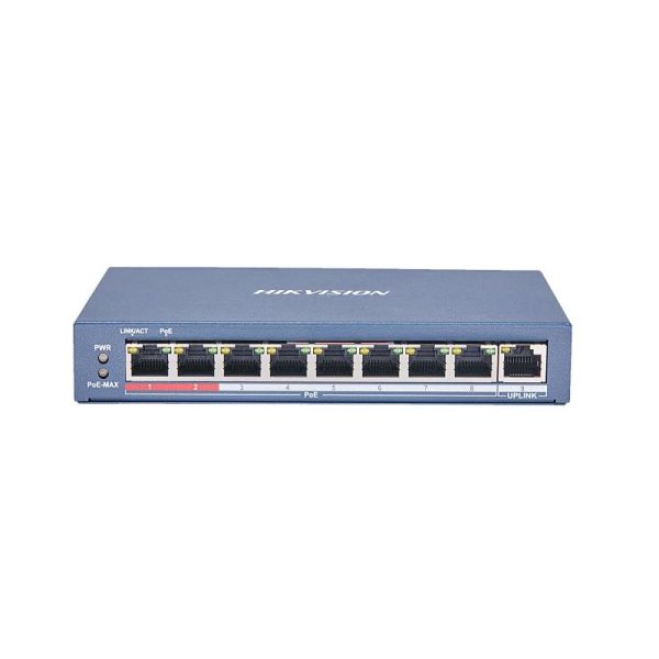 Hikvision DS-3E0109P-E(C) 8-Poorts Fast Ethernet PoE Switch (DS-3E0109P-E(C))