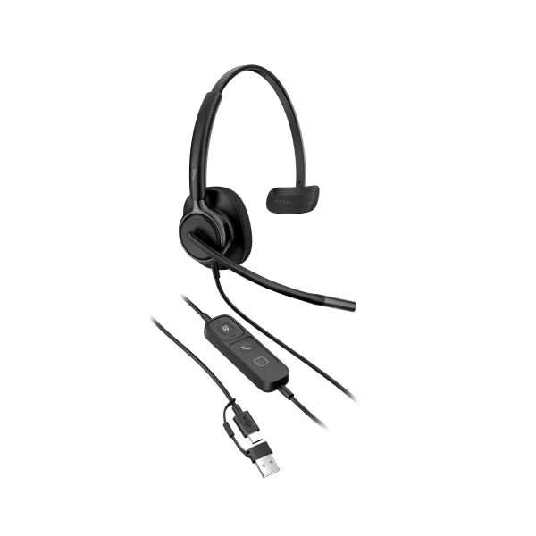 HP Poly Mission 415 Monaural USB Wired Headset Classic (C01A9AA)