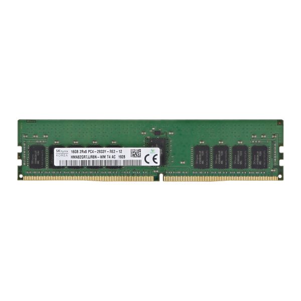 Hynix HMA82GR7JJR8N-WM 16GB Memory Module - DDR4 SDRAM - 2933 MHz - PC4-23400 - 288 Pin - ECC - Registered - CL21 - Dual Rank -  (HMA82GR7JJR8N-WM)
