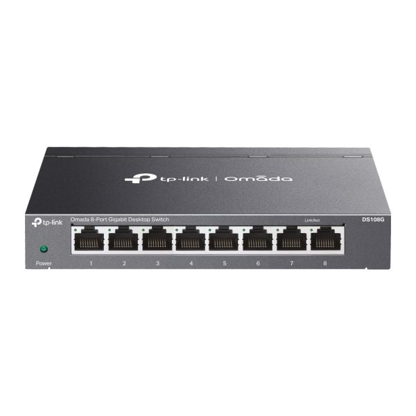 TP-Link Omada DS108G netwerk-switch Unmanaged Gigabit Ethernet (10/100/1000) Zwart (DS108G)