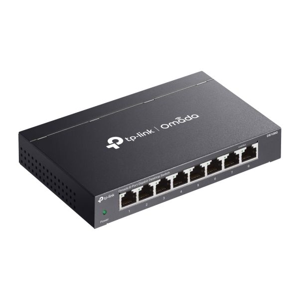 TP-Link Omada DS108G netwerk-switch Unmanaged Gigabit Ethernet (10/100/1000) Zwart (DS108G)
