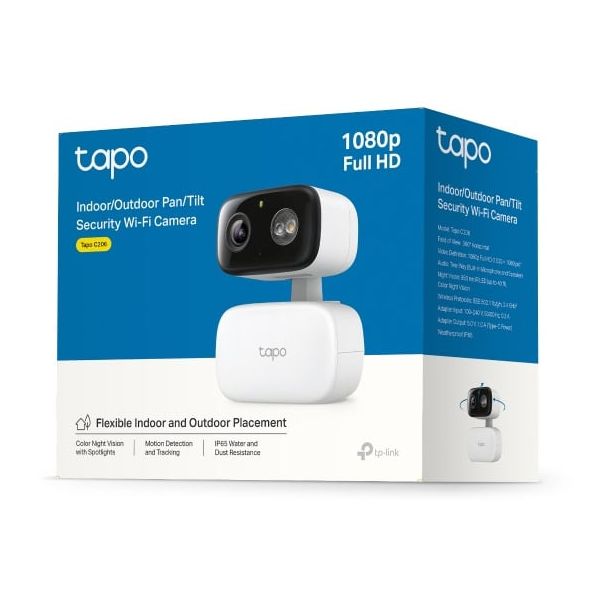 TP-Link Tapo C206 IP-beveiligingscamera Binnen 1920 x 1080 Pixels Bureau (TAPO C206)