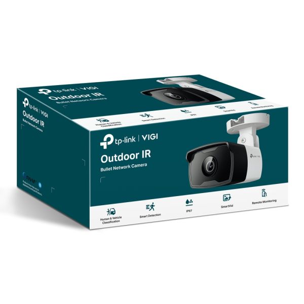 TP-Link VIGI C340I 6MM bewakingscamera Bullet IP-beveiligingscamera Buiten 2560 x 1440 Pixels Plafond/muur/paal (VIGI C340I(6MM))