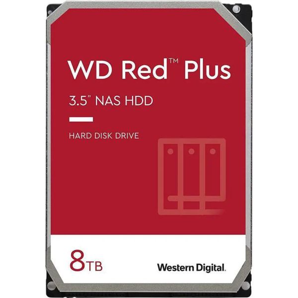 Western Digital Red Plus 8TB NAS Hard Drive (WD80EFZZ)
