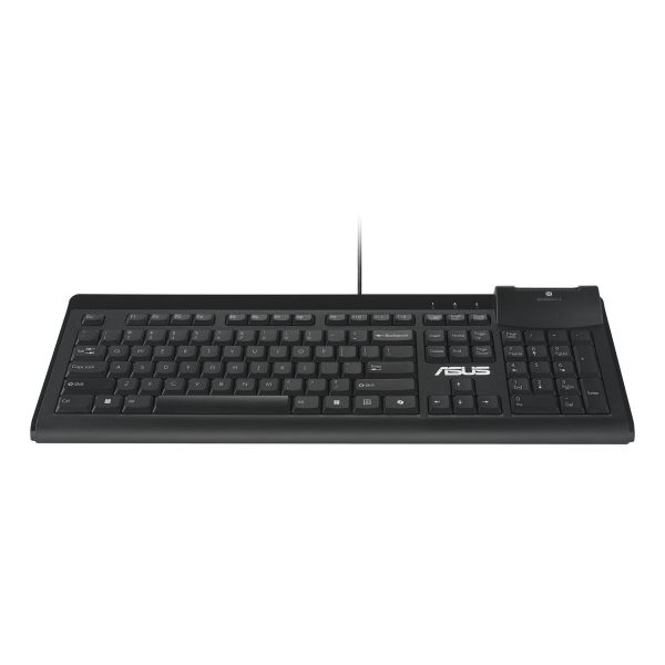 ASUS Smart Card Keyboard KU100 toetsenbord Thuis/Werk USB Zwart (90XB05E0-BKB010)